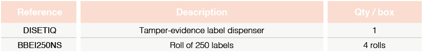 Tamper evidence label system